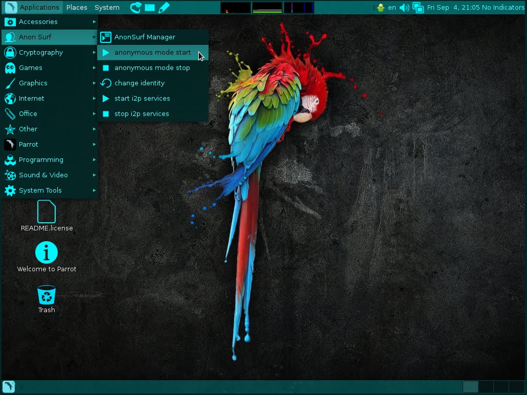 Parrot distribuciones de Linux