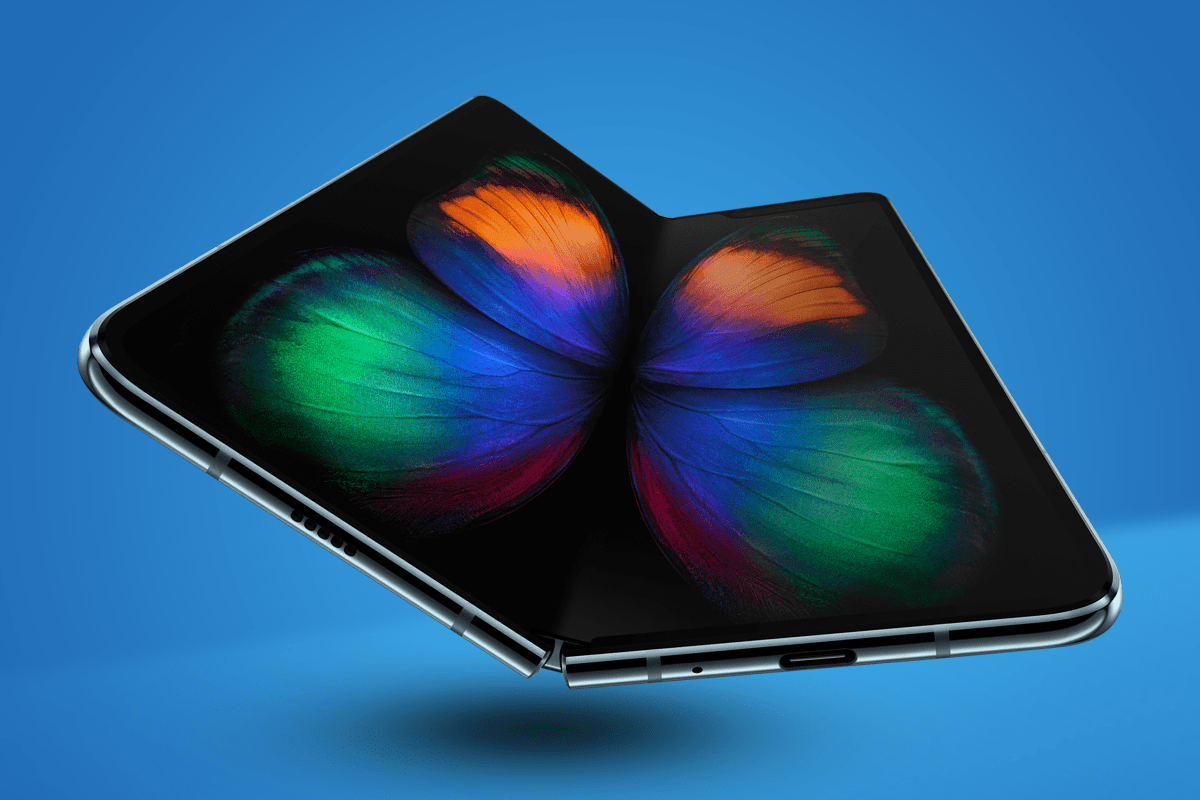 Primeras imágenes del móvil plegable de Samsung