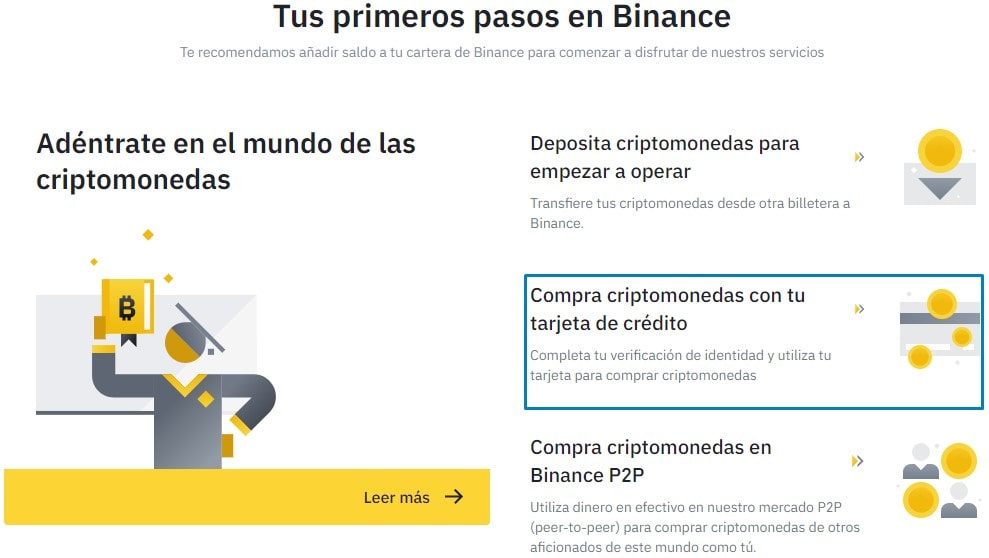 Cómo comprar Dogecoin en Binance Bienvenida