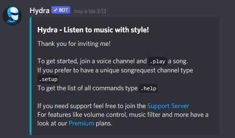 Bot discord hydra Hydra Discord