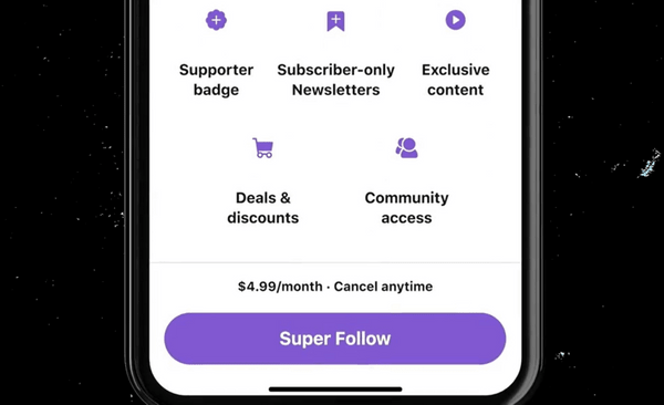 Super Follows en Twitter y sus beneficios de suscripción