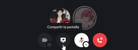 compartir pantalla en Discord